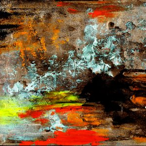 Laminated Digital Print – A302-Abstract-acrylic-on-paper