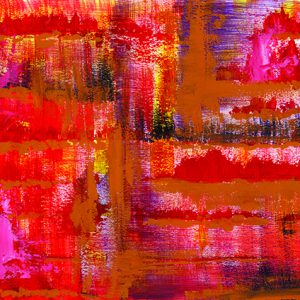Laminated Digital Print – A304-Red-abstract-watercolor-on-paper