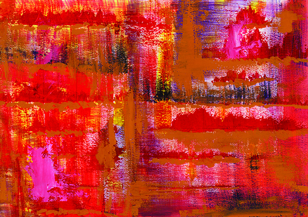Laminated Digital Print – A304-Red-abstract-watercolor-on-paper