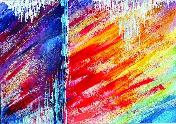 Laminated Digital Print – A320-Warm-Window-watercolor-on-paper