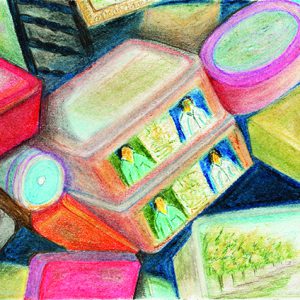 Laminated Digital Print – A333-Legacy-pastel-on-paper
