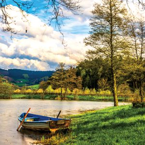 Laminated Digital Print – A336-Lake_Boat