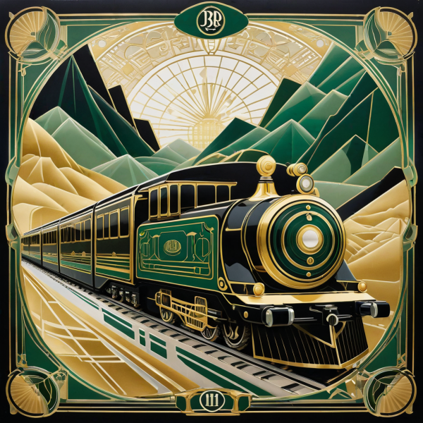 Coasters set of 6 – Art-Deco - Image 2