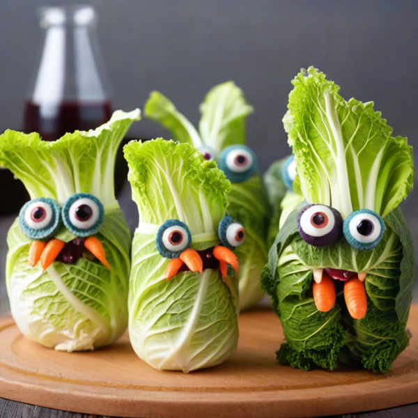Coasters set of 6 – cabbage-creature - Image 5