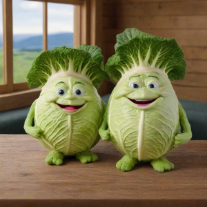 Coasters set of 6 – cabbage-creature