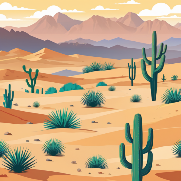 Coasters set of 6 – desertscape - Image 5