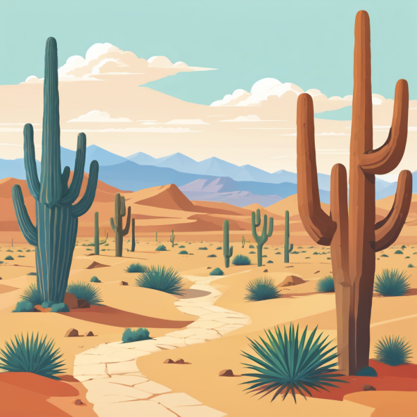 Coasters set of 6 – desertscape - Image 4