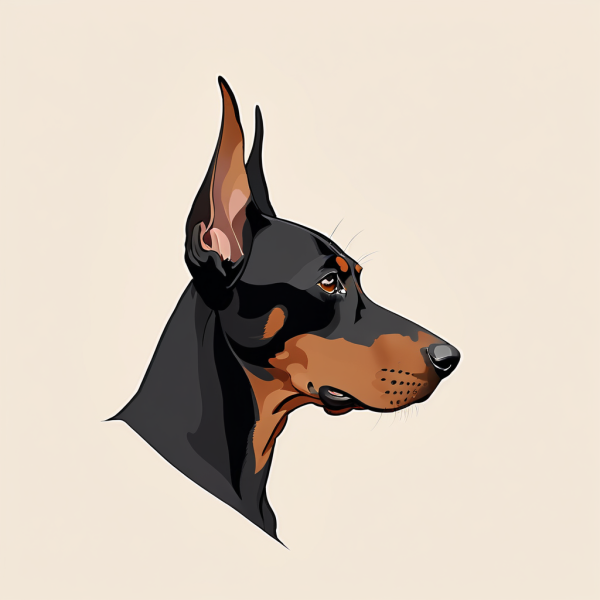 Coasters set of 6 – dogs-minimalist - Image 6