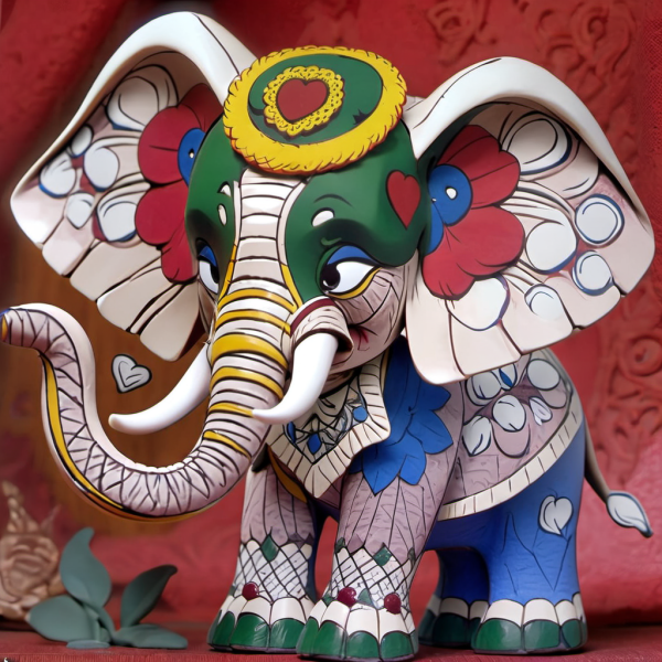 Coasters set of 6 – Elephant Theme - Image 11