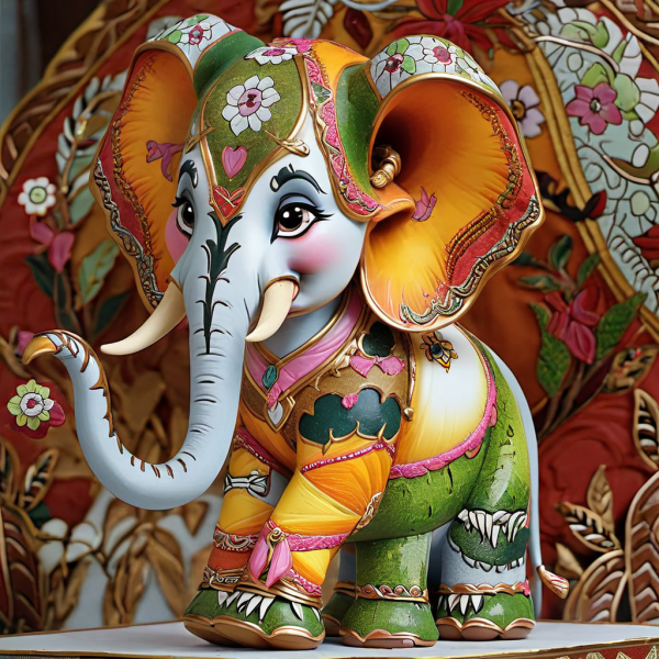 Coasters set of 6 – Elephant Theme - Image 10