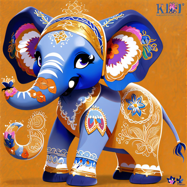 Coasters set of 6 – Elephant Theme - Image 8