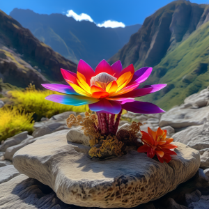 Coasters set of 6 – exotic-flowers