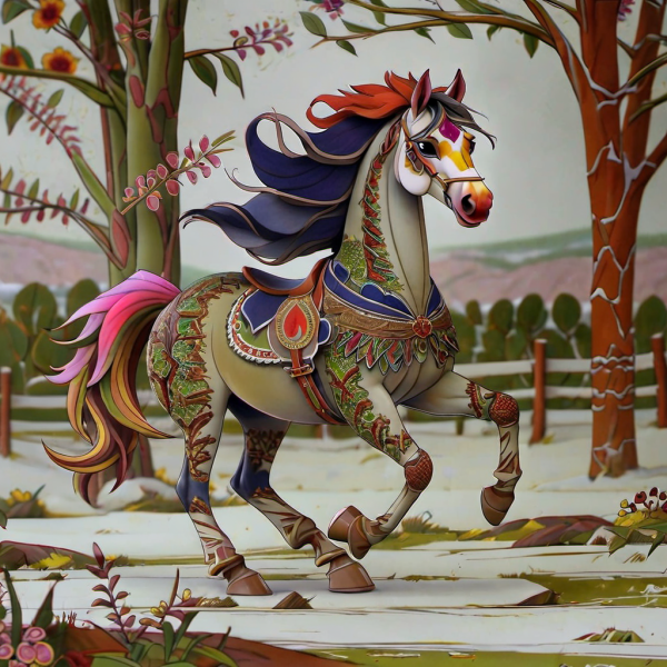 Coasters set of 6 – Horse Theme - Image 4