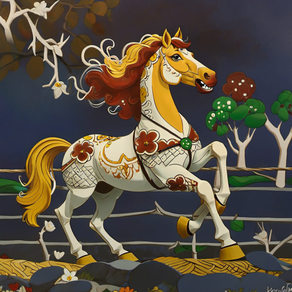 Coasters set of 6 – Horse Theme - Image 12