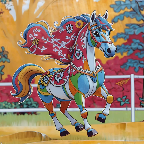 Coasters set of 6 – Horse Theme - Image 11