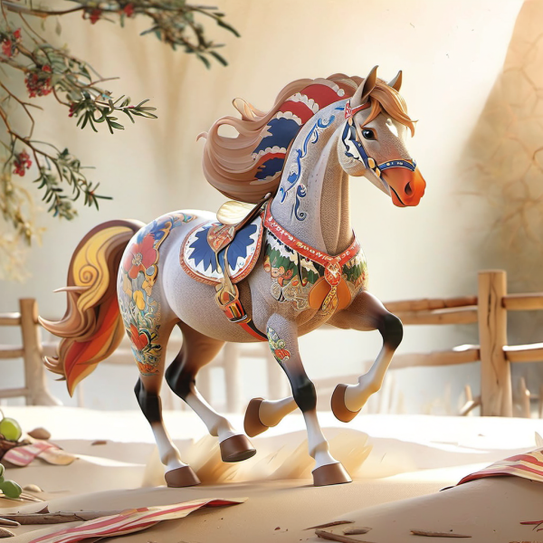 Coasters set of 6 – Horse Theme - Image 10