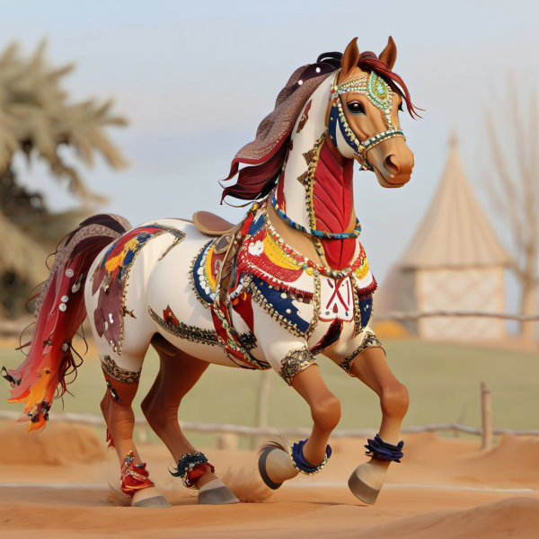Coasters set of 6 – Horse Theme - Image 18