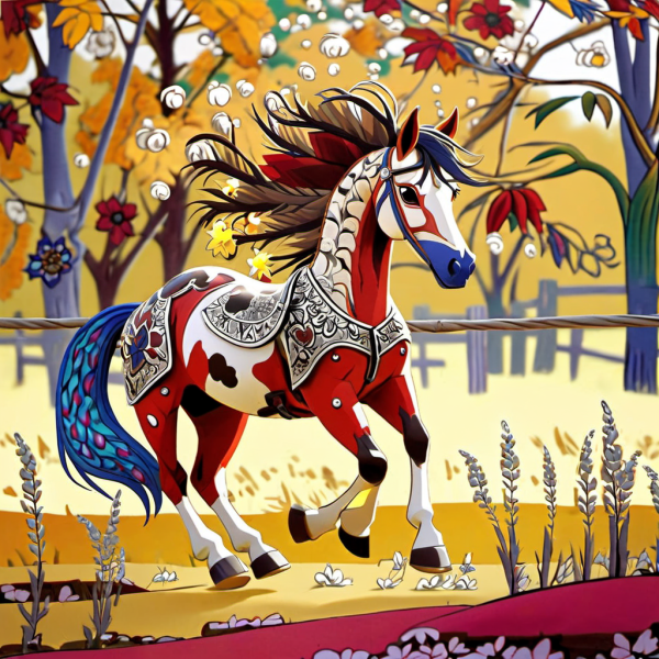 Coasters set of 6 – Horse Theme - Image 17