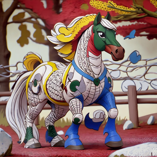 Coasters set of 6 – Horse Theme - Image 16