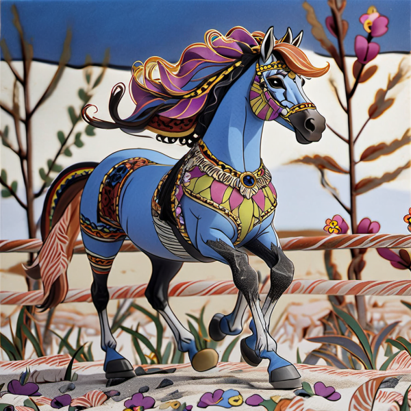 Coasters set of 6 – Horse Theme - Image 13