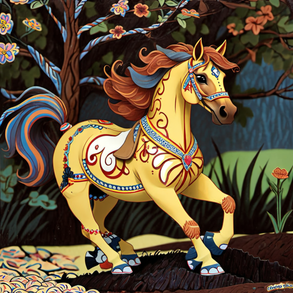 Coasters set of 6 – Horse Theme - Image 6