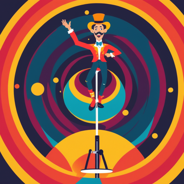Coasters set of 6 – Circus Clown - Image 6