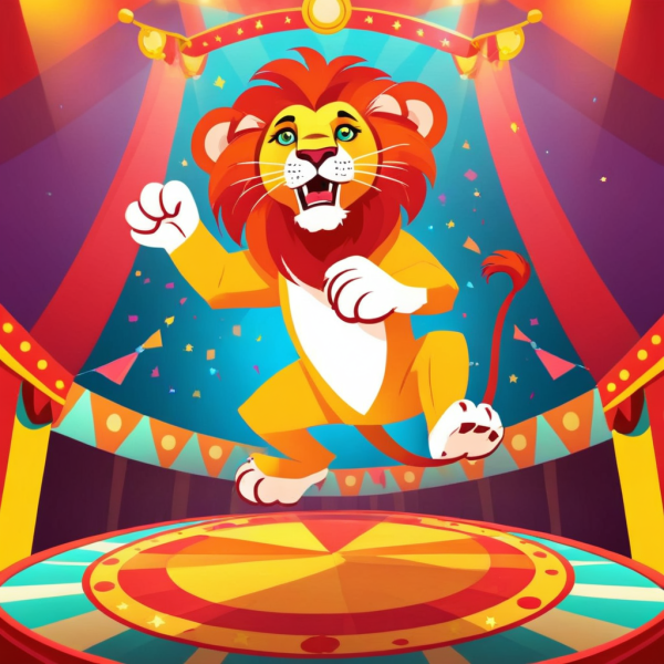 Coasters set of 6 – Circus Lion - Image 10