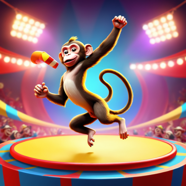 Coasters set of 6 – Circus Monkey - Image 10