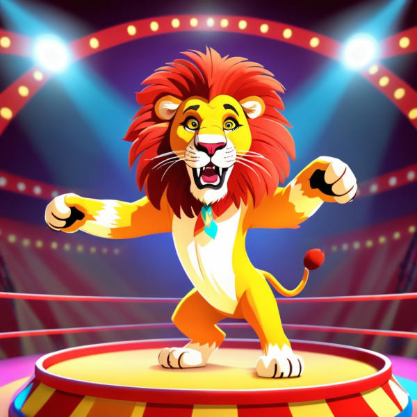 Coasters set of 6 – Circus Lion - Image 5