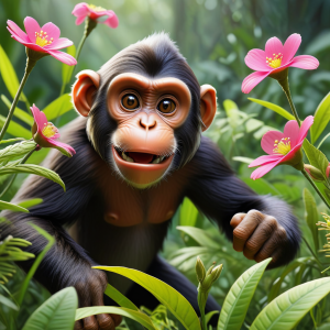 Coasters set of 6 – Jurassic-Monkey