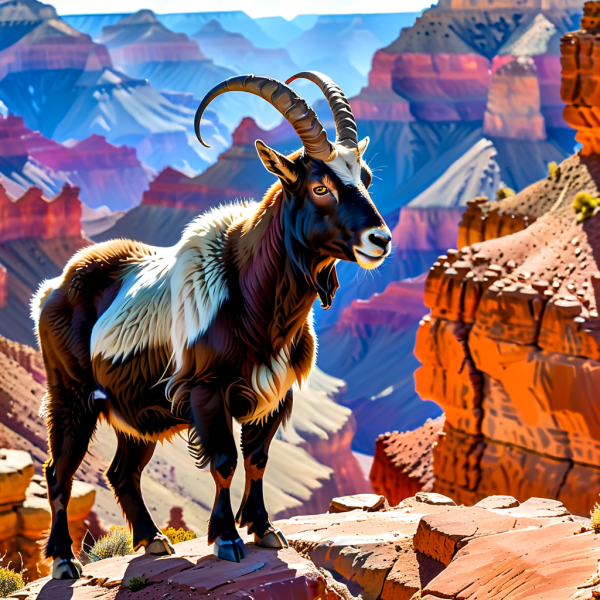 Coasters set of 6 – mountain-goat - Image 5