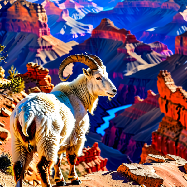 Coasters set of 6 – mountain-goat - Image 4