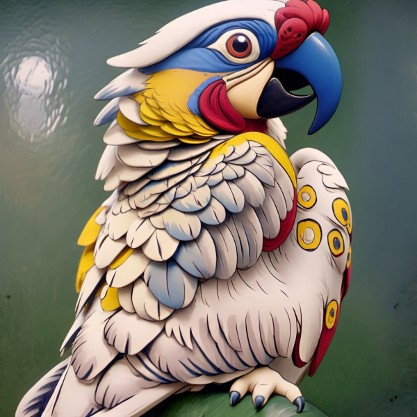 Coasters set of 6 – Parrot Theme - Image 9