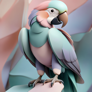 Coasters set of 6 – Parrot Theme