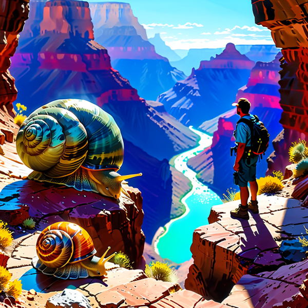 Coasters set of 6 – snail-canyon - Image 4