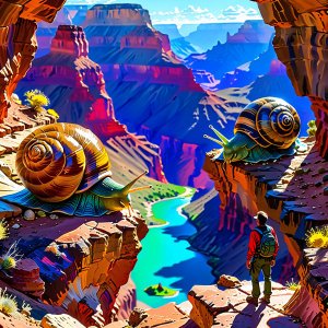Coasters set of 6 – snail-canyon