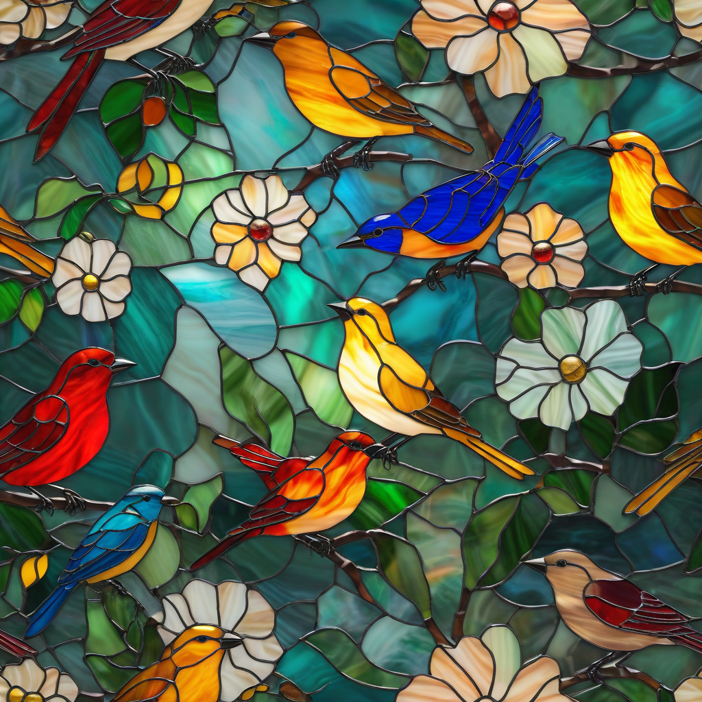 stained-glass-birds