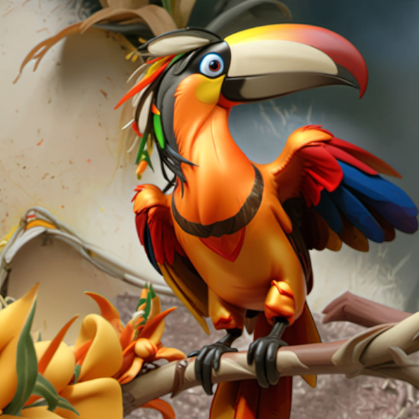 Coasters set of 6 – Toucan Theme - Image 4