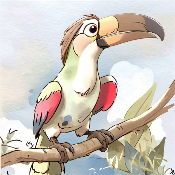 Coasters set of 6 – Toucan Theme - Image 3