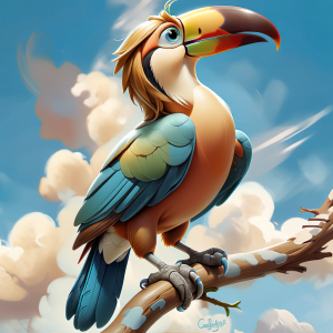 Coasters set of 6 – Toucan Theme