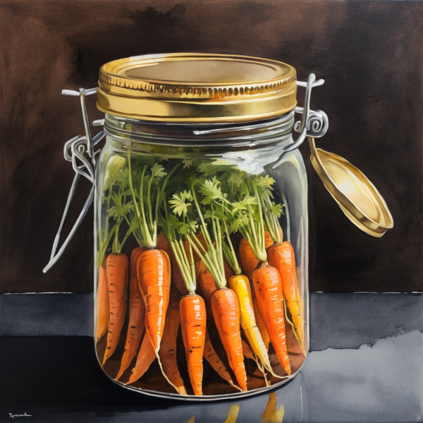 Coasters set of 6 – vegetable-jar - Image 3