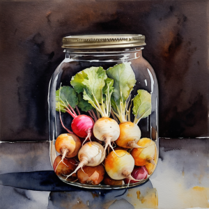 Coasters set of 6 – vegetable-jar