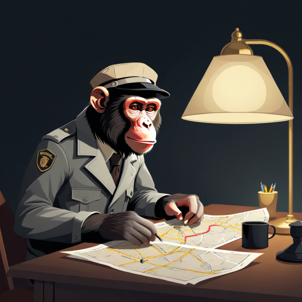 Coasters set of 6 – animal-detectives - Image 3