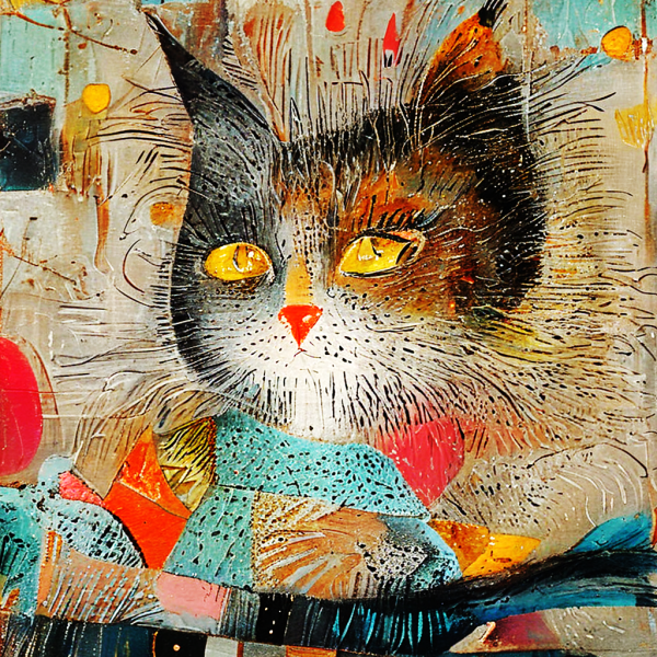 Coasters set of 6 – cats - Image 13