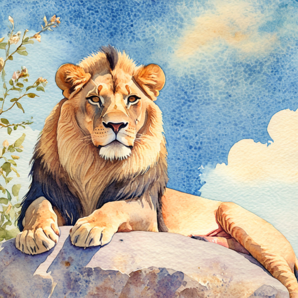 Coasters set of 6 – watercolor-animals - Image 16