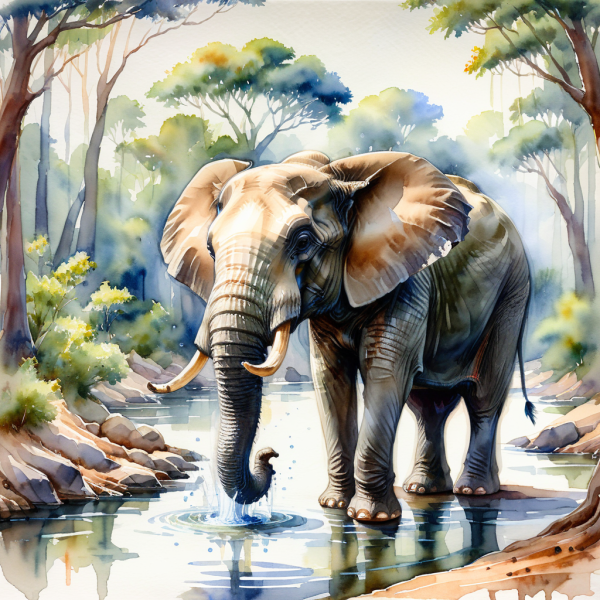 Coasters set of 6 – watercolor-animals - Image 13